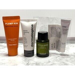 4PCS Bundle-Heimish Oil Cleanser Dermalogica Cleanser DHC Cream Tony Moly Serum